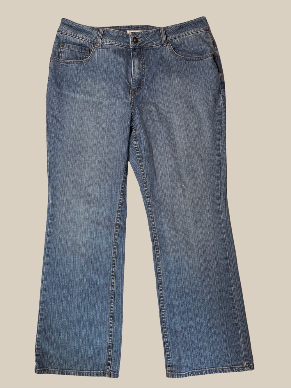 Coldwater Creek Bootcut Jeans Blue Denim Classic Natural Fit Western Casual 14P